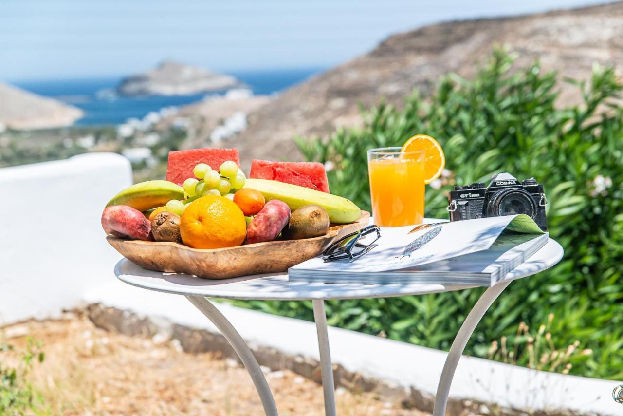 Glafki Hotel Tinos Pánormosz Kültér fotó