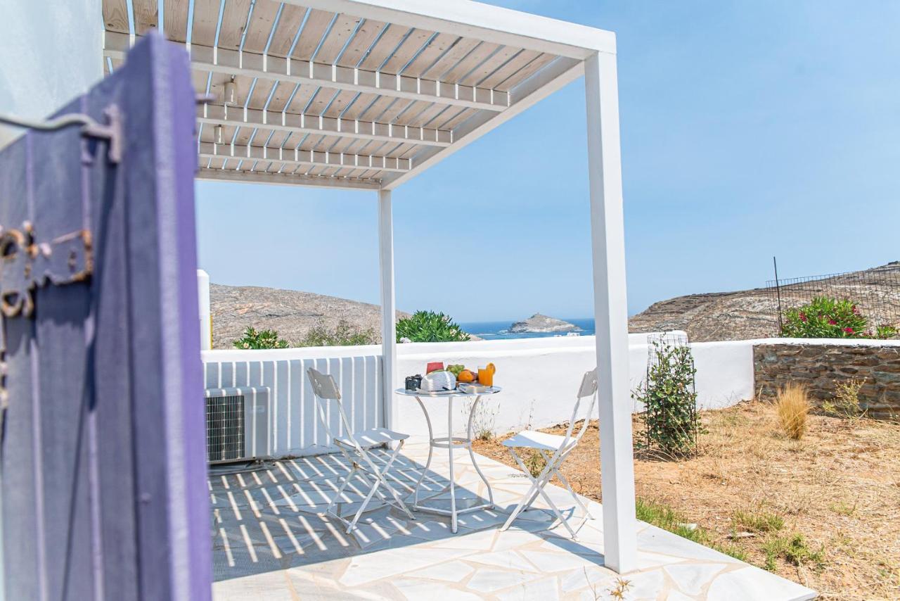 Glafki Hotel Tinos Pánormosz Kültér fotó