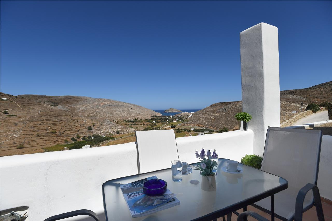 Glafki Hotel Tinos Pánormosz Kültér fotó