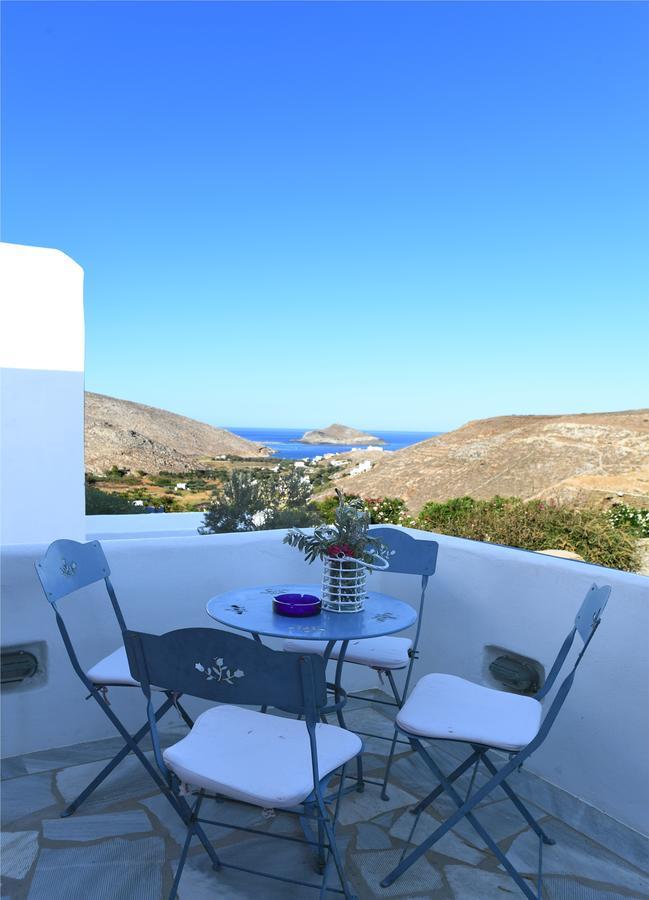 Glafki Hotel Tinos Pánormosz Kültér fotó