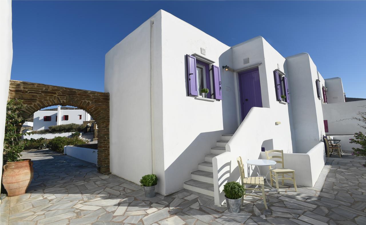 Glafki Hotel Tinos Pánormosz Kültér fotó