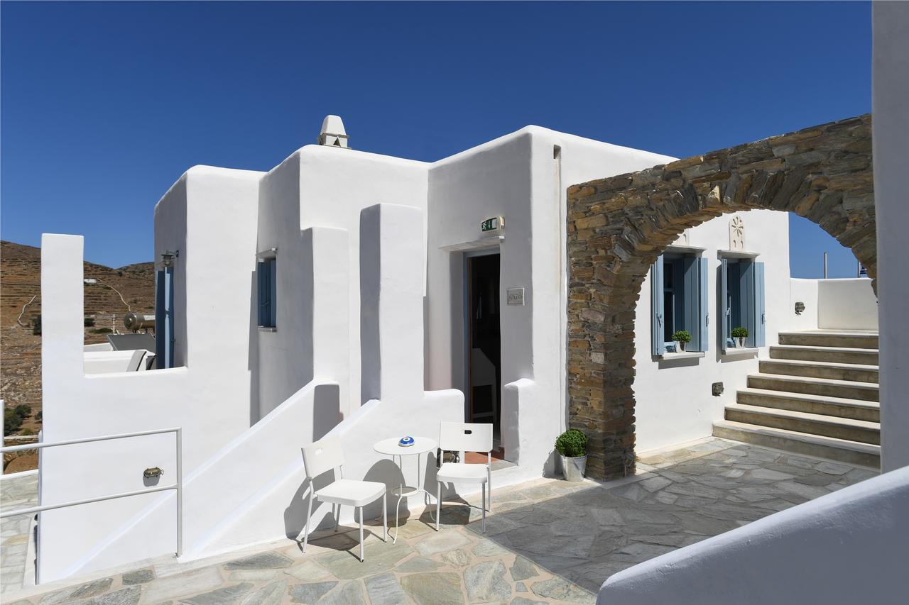 Glafki Hotel Tinos Pánormosz Kültér fotó