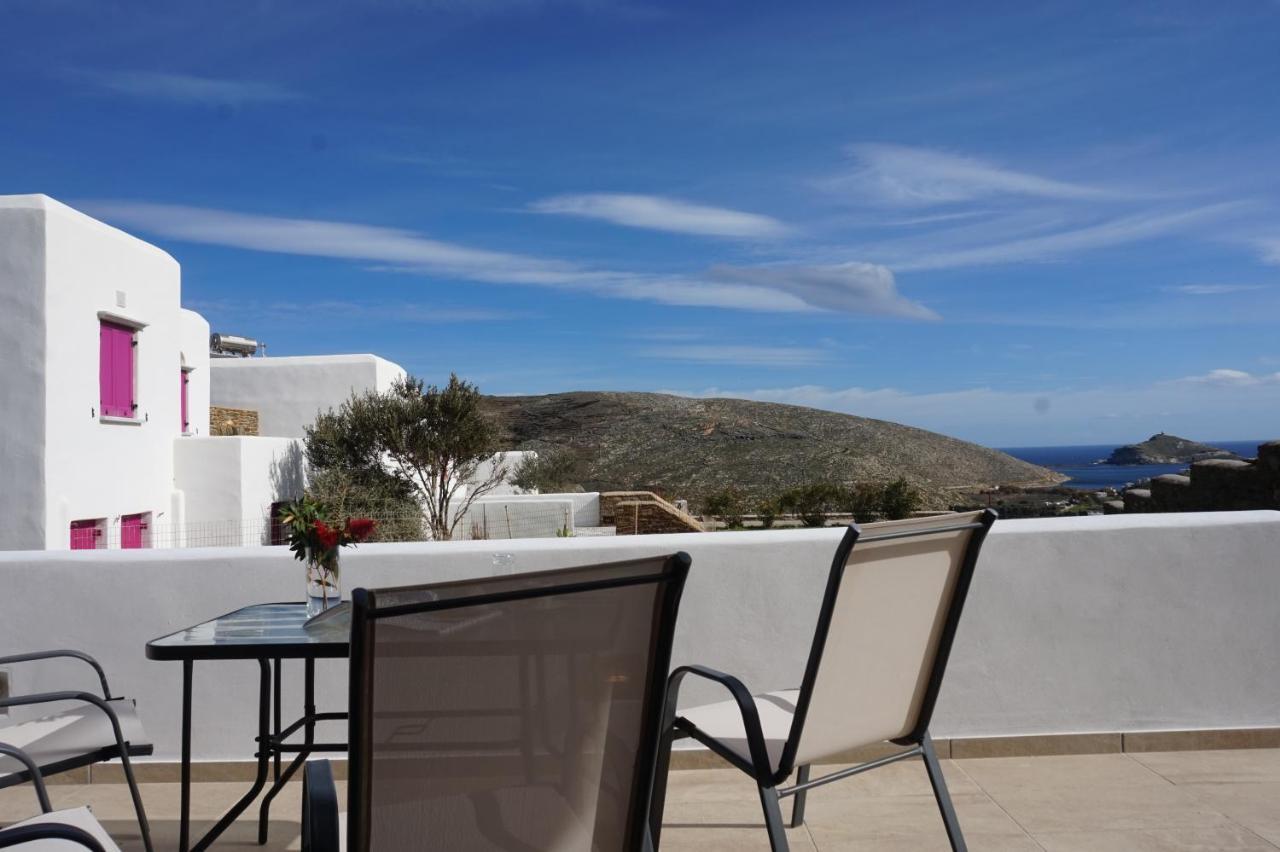 Glafki Hotel Tinos Pánormosz Kültér fotó