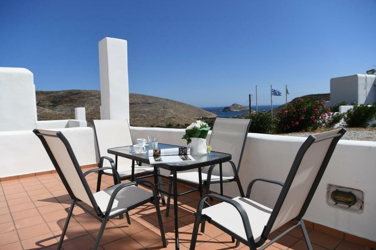 Glafki Hotel Tinos Pánormosz Kültér fotó