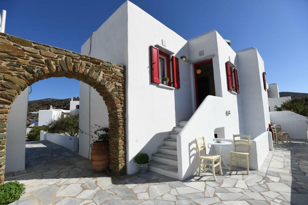 Glafki Hotel Tinos Pánormosz Kültér fotó