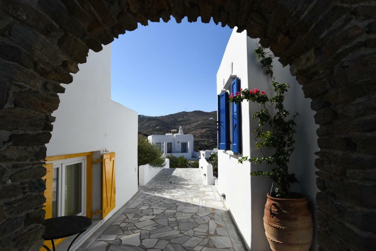 Glafki Hotel Tinos Pánormosz Kültér fotó