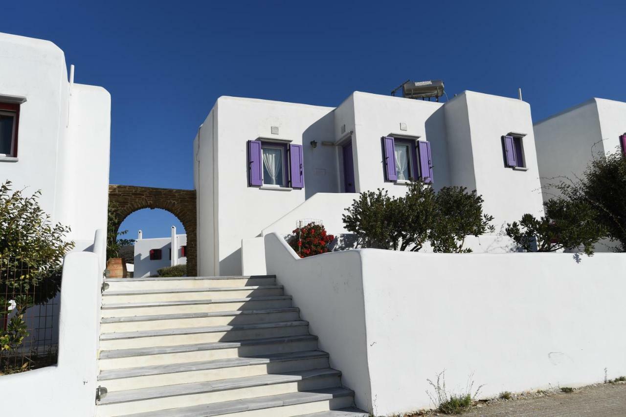 Glafki Hotel Tinos Pánormosz Kültér fotó