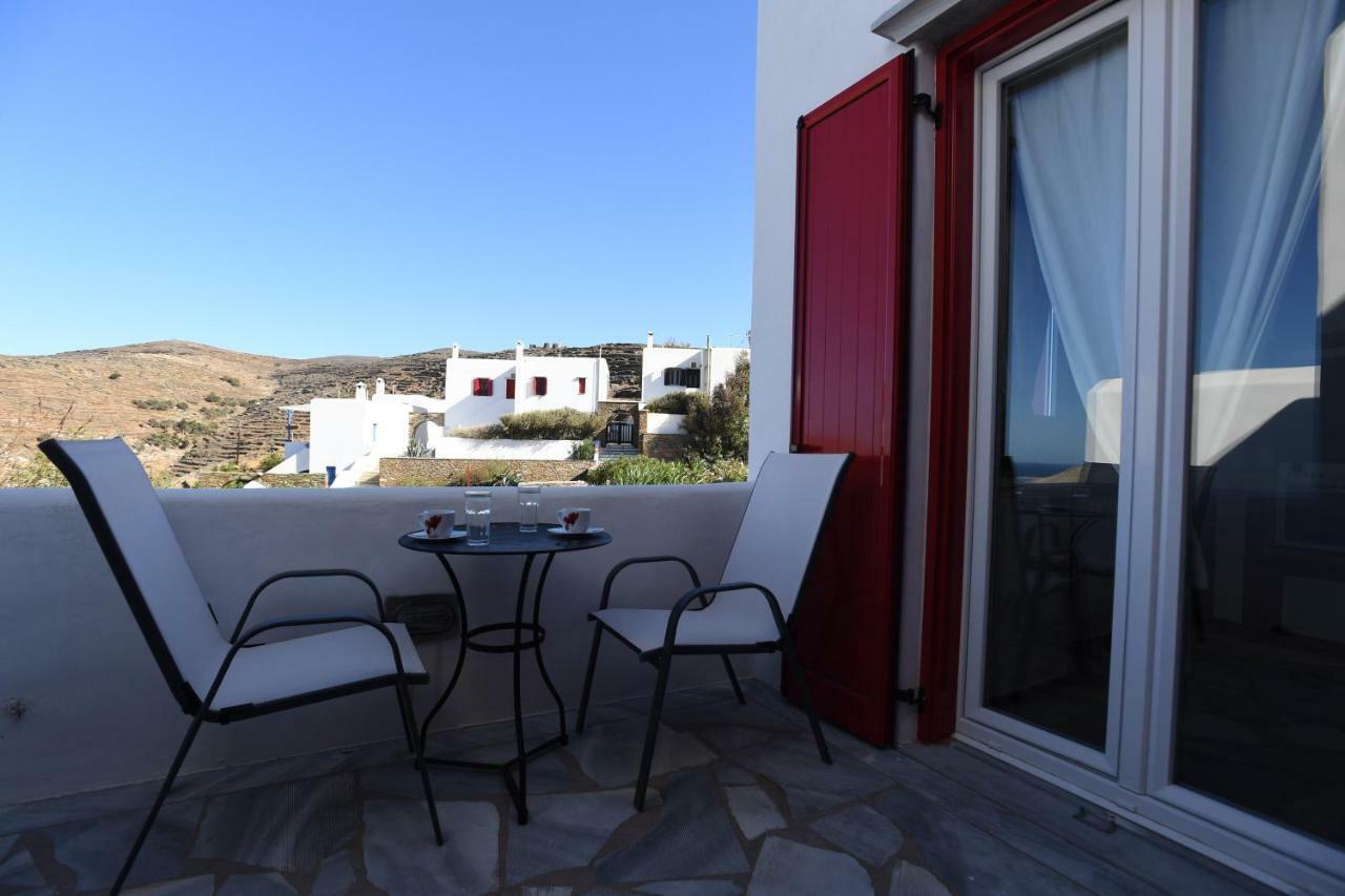 Glafki Hotel Tinos Pánormosz Kültér fotó