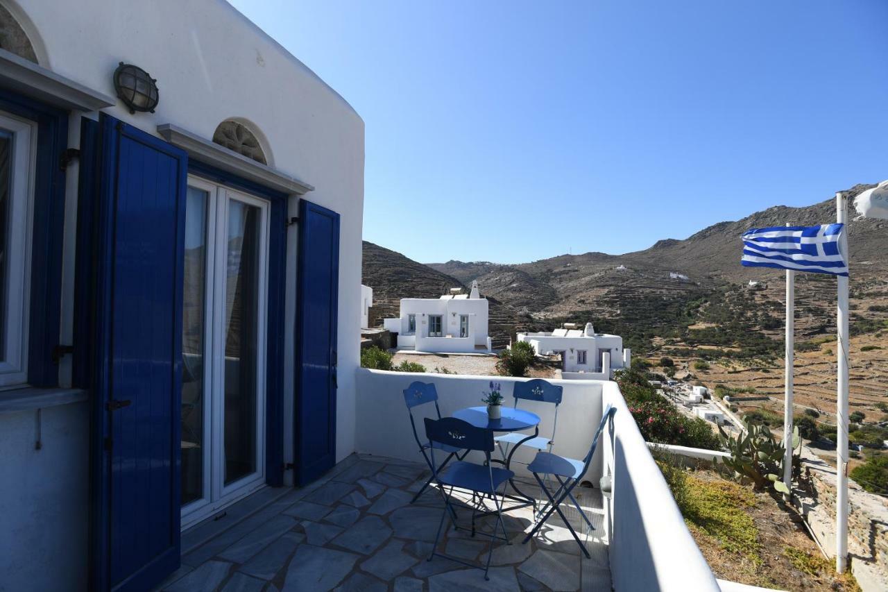 Glafki Hotel Tinos Pánormosz Kültér fotó